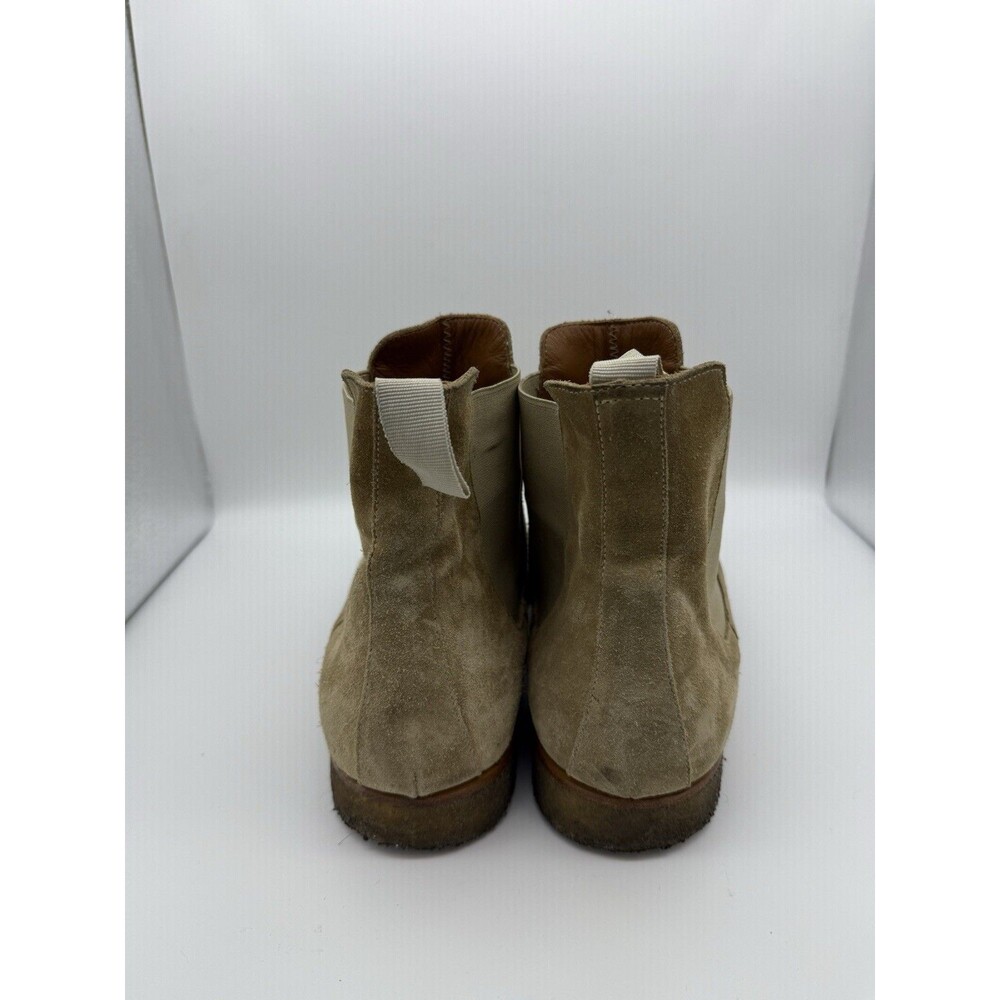 Common Projects Chelsea Boots Men US 13/EU 46 Tan Suede Minimalist PullOn Travel - Picture 4 of 8